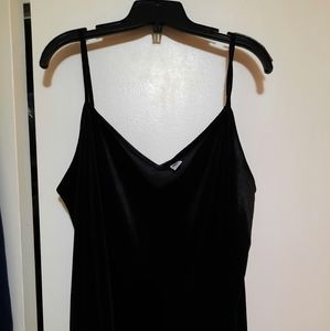 Old Navy Velour Camisole (Black) XL